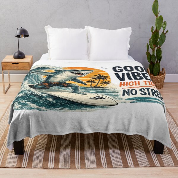 Item preview, Surfing Shark designed and sold by AcornAndPebble.