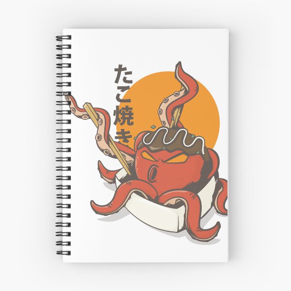 Item preview, Angry Octopus Takoyaki Japanese Food Character designed and sold by ndesigne.