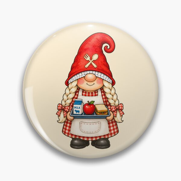 Item preview, Lunch Lady Gnome Serving School Lunch designed and sold by Victor Shadehorn.