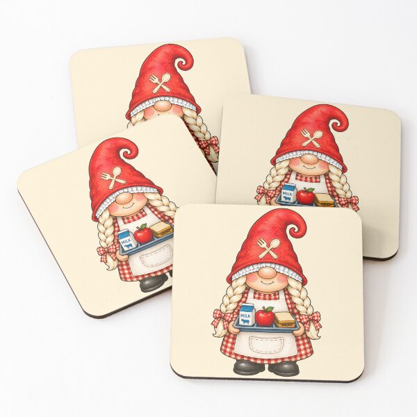 Item preview, Lunch Lady Gnome Serving School Lunch designed and sold by Victor Shadehorn.