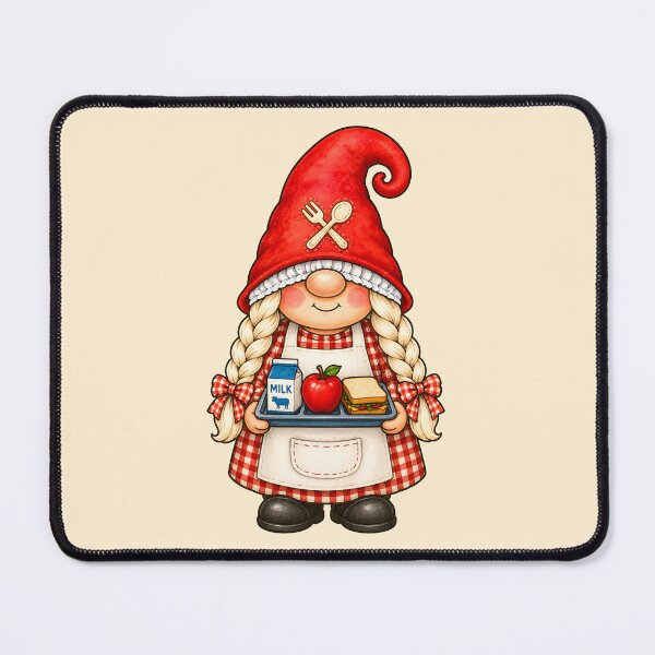 Item preview, Lunch Lady Gnome Serving School Lunch designed and sold by Victor Shadehorn.