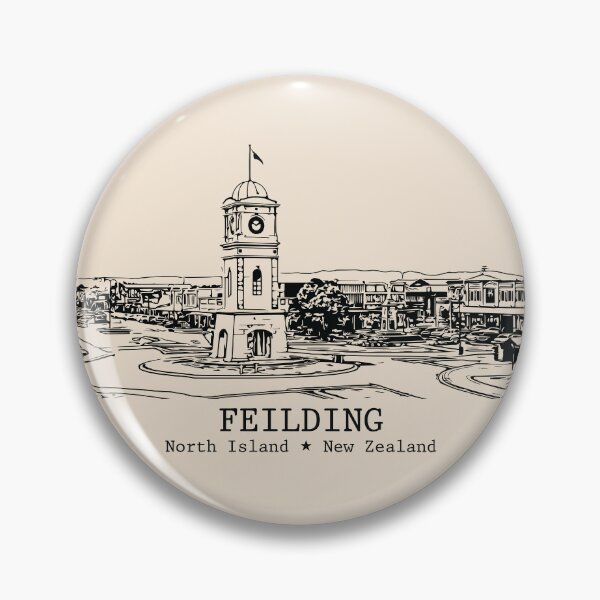 Item preview, Feilding NZ - Vintage Ink Cityscape designed and sold by Lakeric.