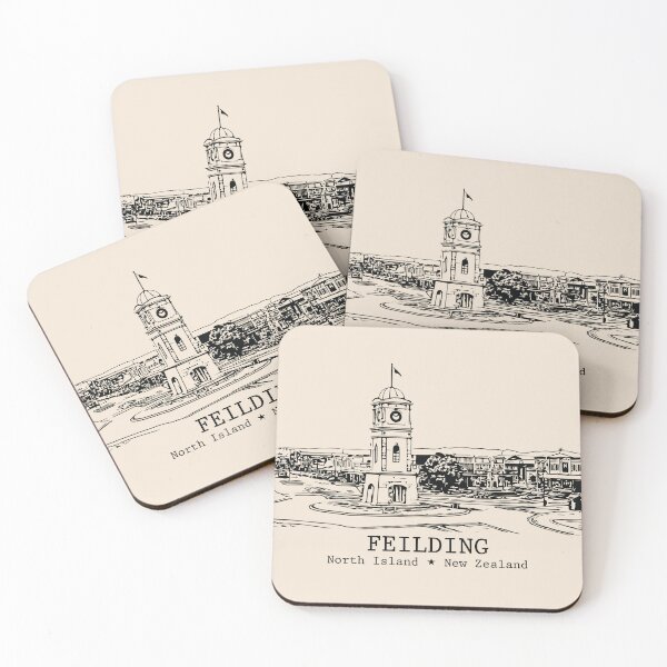 Item preview, Feilding NZ - Vintage Ink Cityscape designed and sold by Lakeric.