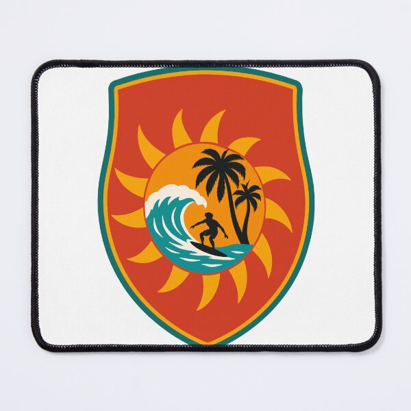 Item preview, Surfer on a tropical wave at sunset designed and sold by Lyfeinsights.