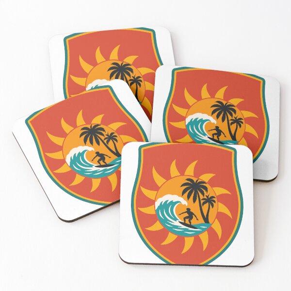 Item preview, Surfer on a tropical wave at sunset designed and sold by Lyfeinsights.