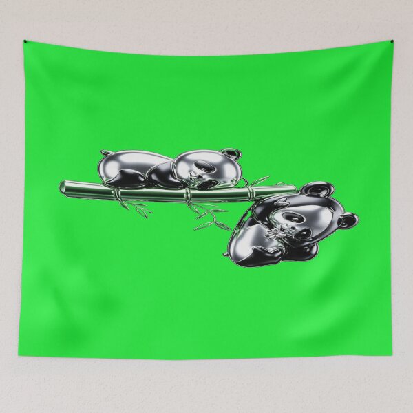 Item preview, Bamboo Pandas - 3D Metallic Climbing and Hanging Duo designed and sold by RAYBIL.