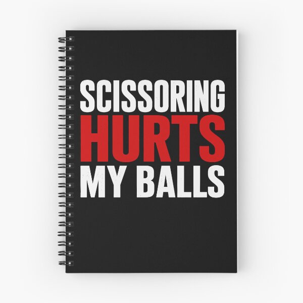 Item preview, Scissoring Hurts My Balls designed and sold by 76Valeria.