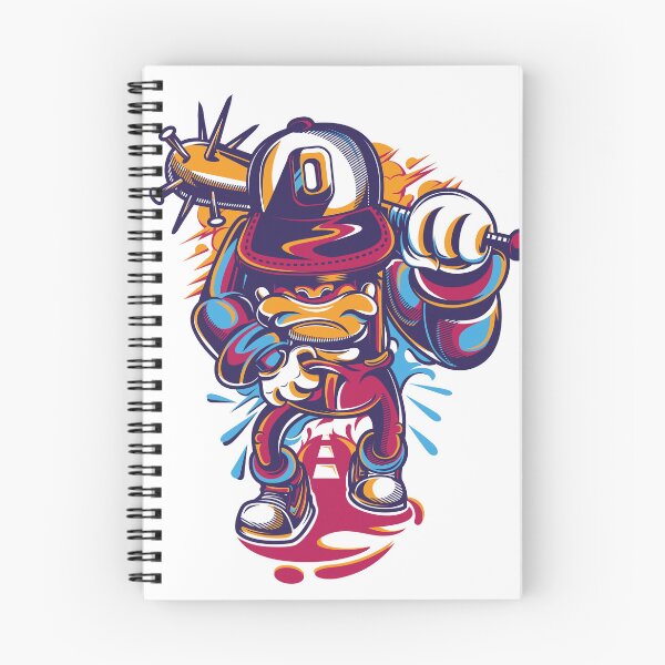 Item preview, Urban Graffiti Monster With Spray Paint Can designed and sold by ndesigne.
