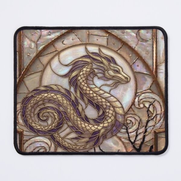 Item preview, Celestial Stained Glass of the Night Dragon designed and sold by BriSher.