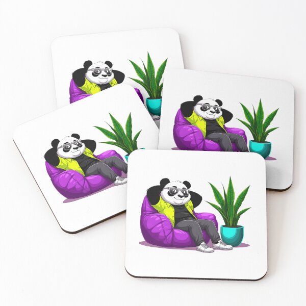 Item preview, A panda sitting in a cozy armchair. designed and sold by ANVivid.