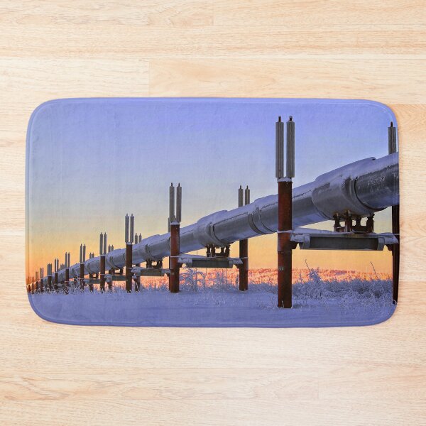 Item preview, Photo of The Alaska Pipeline in Winter designed and sold by AlaskaExtreme.