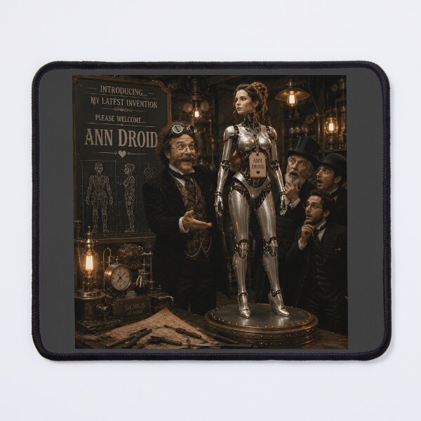 Item preview, Ann Droid Funny Android Robot Pun Steampunk Design designed and sold by Hornace88studio.