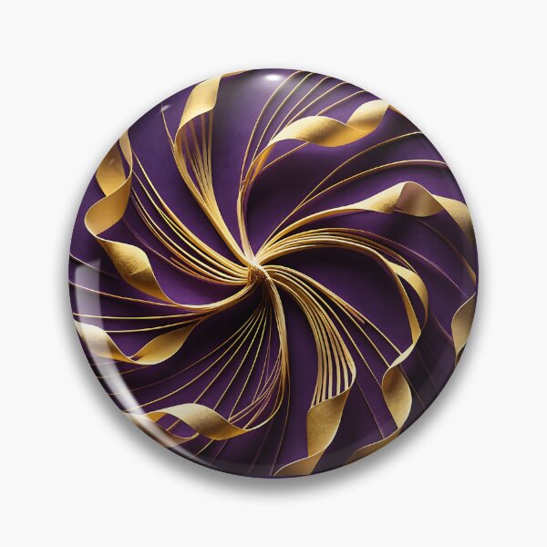 Item preview, Elegant Ribbons in Purple and Gold designed and sold by Vicky Brago-Mitchell®.