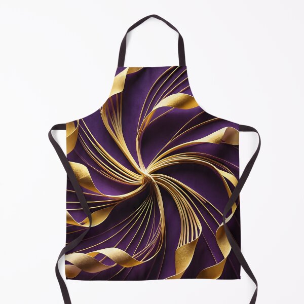 Item preview, Elegant Ribbons in Purple and Gold designed and sold by Vicky Brago-Mitchell®.