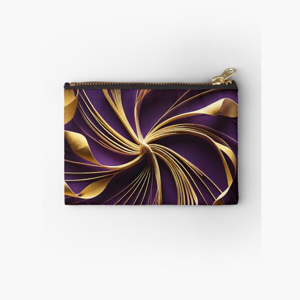 Item preview, Elegant Ribbons in Purple and Gold designed and sold by Vicky Brago-Mitchell®.