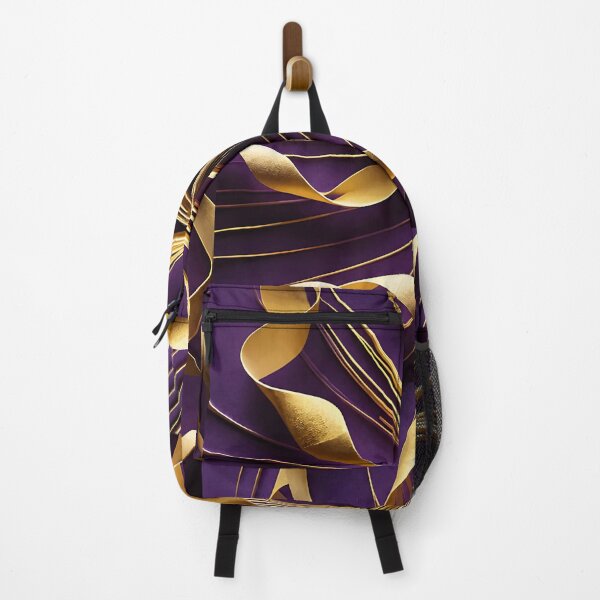 Item preview, Elegant Ribbons in Purple and Gold designed and sold by Vicky Brago-Mitchell®.