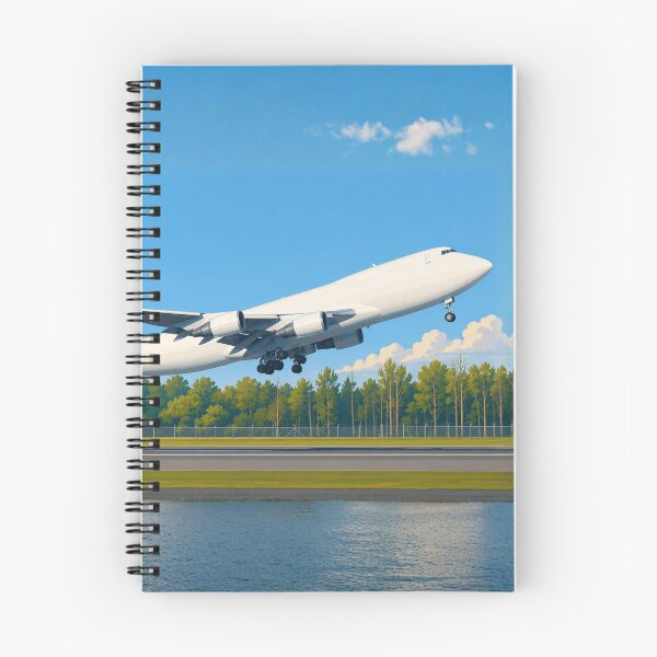 Item preview, Modern Flat Vector Style Cargo Airplane Taking Off Illustration designed and sold by EMairplanes.