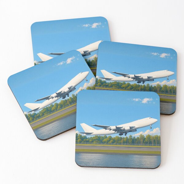 Item preview, Modern Flat Vector Style Cargo Airplane Taking Off Illustration designed and sold by EMairplanes.