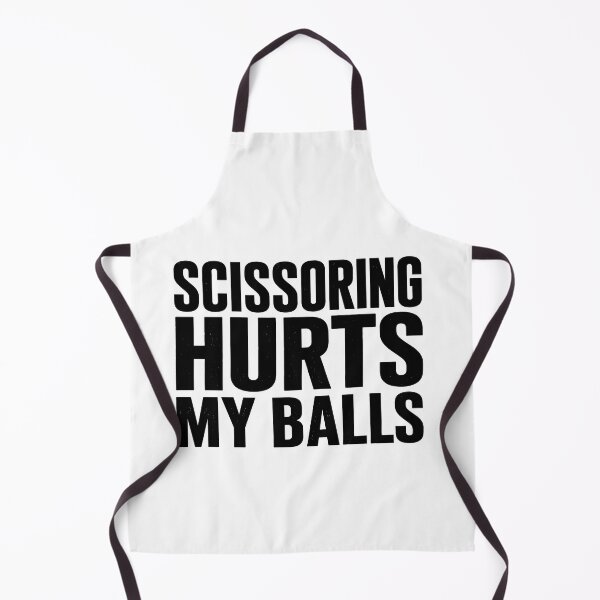 Item preview, Scissoring Hurts My Balls designed and sold by 76Valeria.