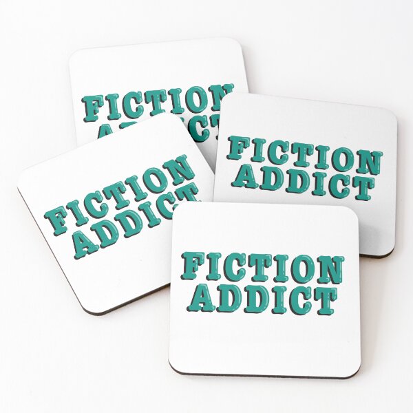 Item preview, Fiction Addict Book Lover Quote Design designed and sold by alexmaushaus.