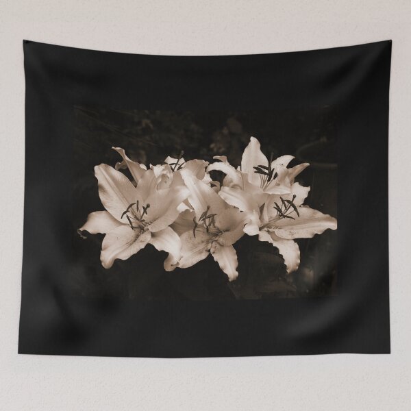 Item preview, Lilies in Sepia designed and sold by Rachel J Bowler.