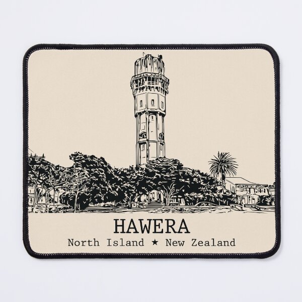 Item preview, Hawera NZ - Vintage Ink Cityscape designed and sold by Lakeric.