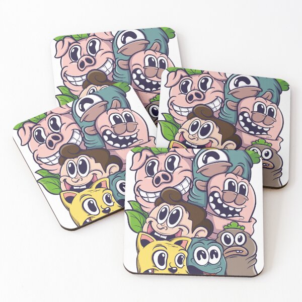 Item preview, Goofy Animal Friends With Big Cartoon Eyes designed and sold by ndesigne.
