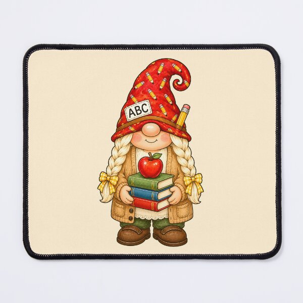 Item preview, Teacher Gnome with Books Apple and Pencils designed and sold by Victor Shadehorn.