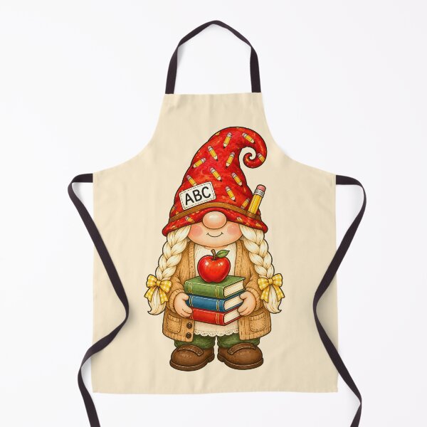 Item preview, Teacher Gnome with Books Apple and Pencils designed and sold by Victor Shadehorn.