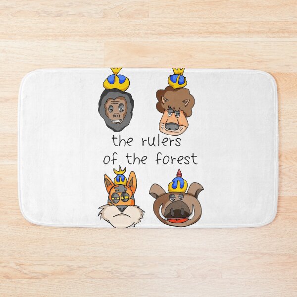 Item preview, The Rulers of the Forest Cute Cartoon Animals designed and sold by ZHISUART.