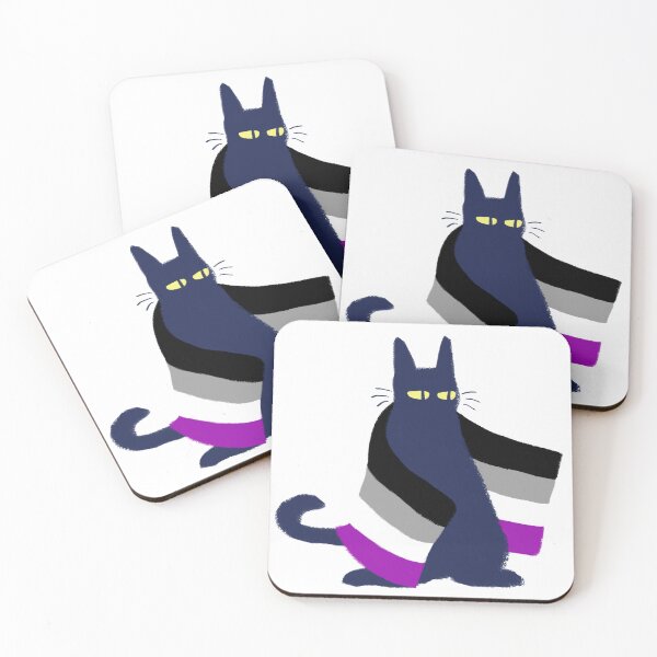 Item preview, Ace Pride Cat designed and sold by corduroycat.