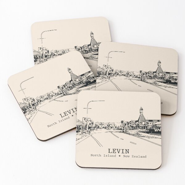 Item preview, Levin NZ - Vintage Ink Cityscape designed and sold by Lakeric.