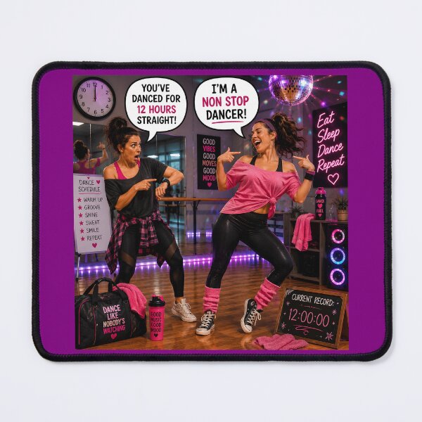 Item preview, Non Stop Dancer Funny Dance Pun designed and sold by Hornace88studio.
