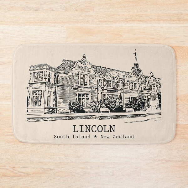 Item preview, Lincoln NZ - Vintage Ink Cityscape designed and sold by Lakeric.