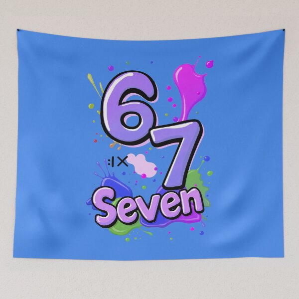 Item preview, Six Seven - Blue designed and sold by LKozerski.