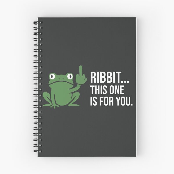 Item preview, Sarcastic Frog Middle Finger Ribbit This One Is For You Funny Humor designed and sold by Amir Faysal.