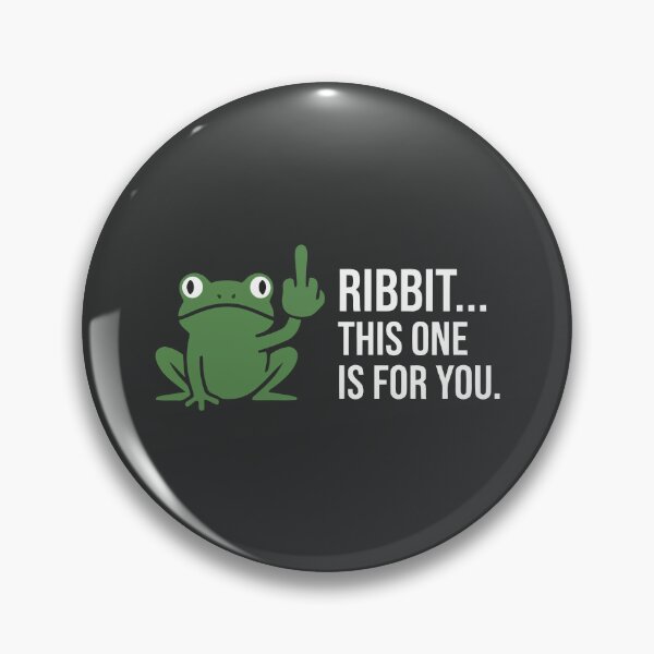 Item preview, Sarcastic Frog Middle Finger Ribbit This One Is For You Funny Humor designed and sold by Amir Faysal.