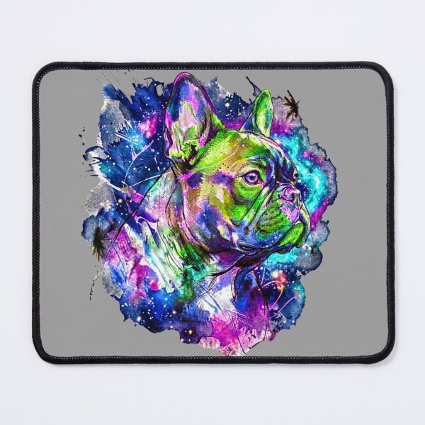 Item preview, Neon and cyberpunk art fans Neon French Bulldog Portrait designed and sold by shallia.