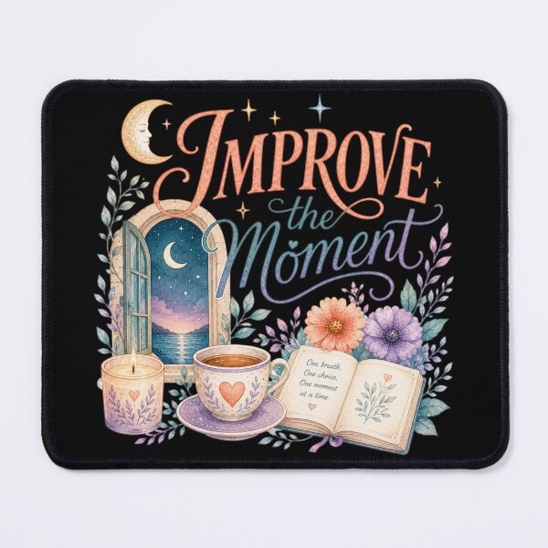 Item preview, IMPROVE The Moment DBT Distress Tolerance Reminder Sticker designed and sold by ArcanePrintsxo.