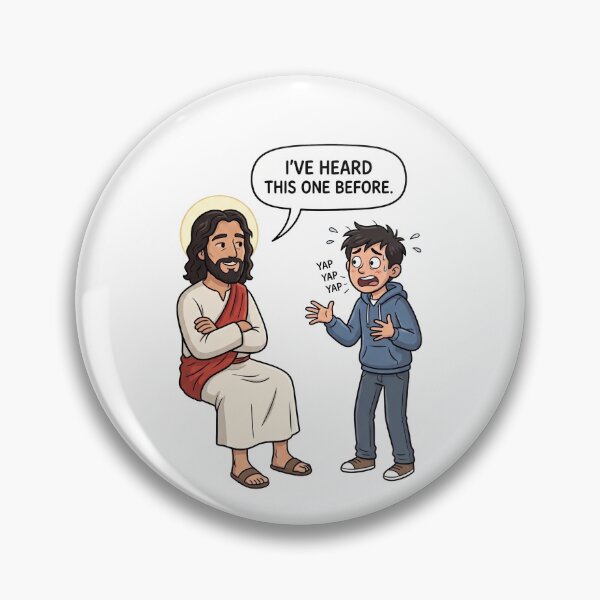 Item preview, I Have Heard This One Before - Funny Jesus Humor Design designed and sold by Softbear Atelier.