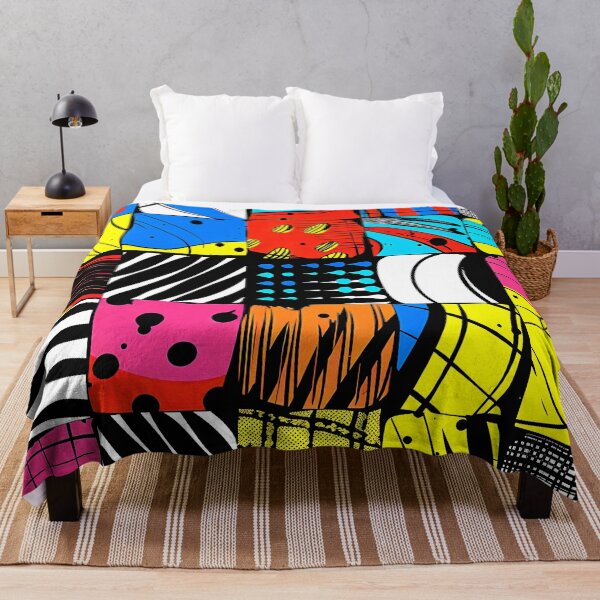 Item preview, Pop Culture Comic Colorful Cartoon Abstract Art Pattern designed and sold by DEC02.