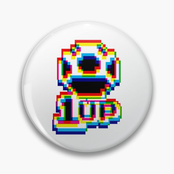 Item preview, 1up Mushroom Glitch Pattern 2 designed and sold by animinimal.