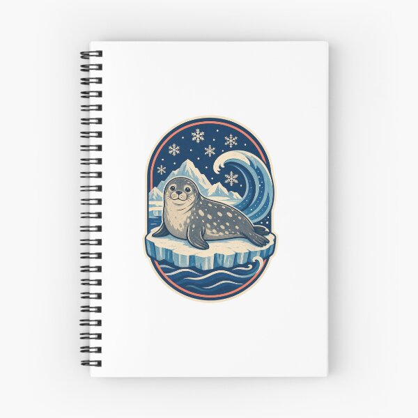 Item preview, Weddell Seal Antarctic Wildlife Illustration | Polar Ocean Animal Art designed and sold by AMICO77.