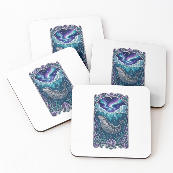 Item preview, Weddell Seal Antarctic Wildlife Illustration | Polar Ocean Animal Art designed and sold by AMICO77.