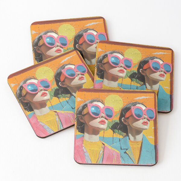 Item preview, Sunny Duo in Pink Shades designed and sold by SunnyAuras.