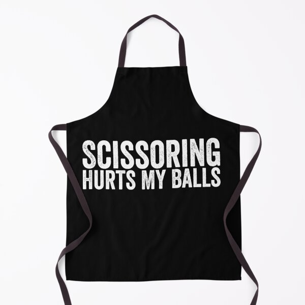 Item preview, Scissoring Hurts My Balls designed and sold by 76Valeria.