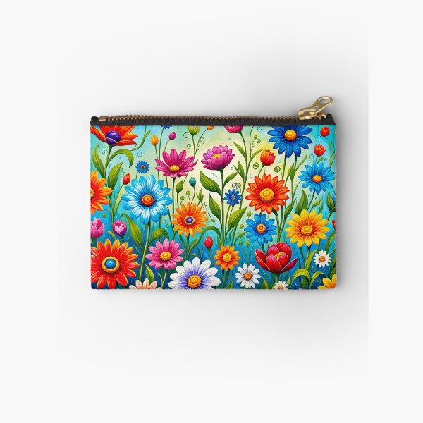 Item preview, Vibrant Boho Flower Power Meadow Pattern designed and sold by Far Out Goods.