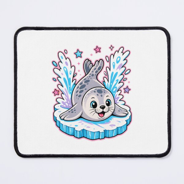 Item preview, Weddell Seal Antarctic Wildlife Illustration | Polar Ocean Animal Art designed and sold by AMICO77.