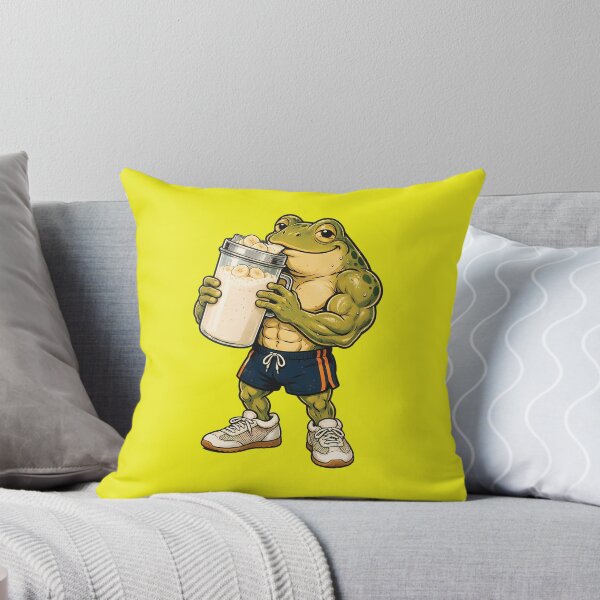 Item preview, Muscular Frog Protein Shake designed and sold by andromeda-redd.