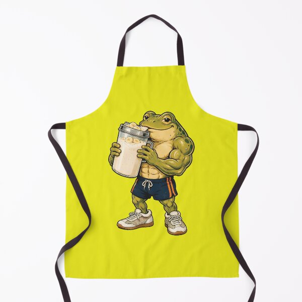 Item preview, Muscular Frog Protein Shake designed and sold by andromeda-redd.